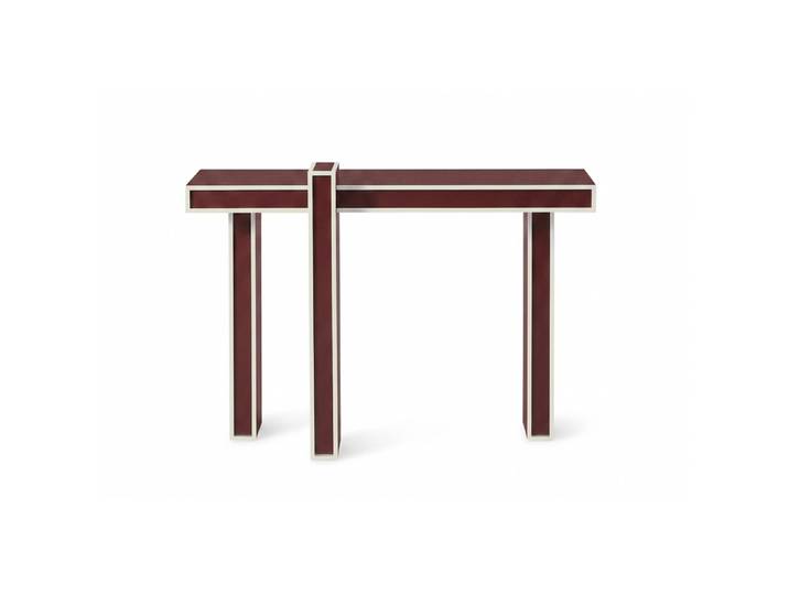 KARTELL console LEPID (Burgundy - MDF laquolyester)