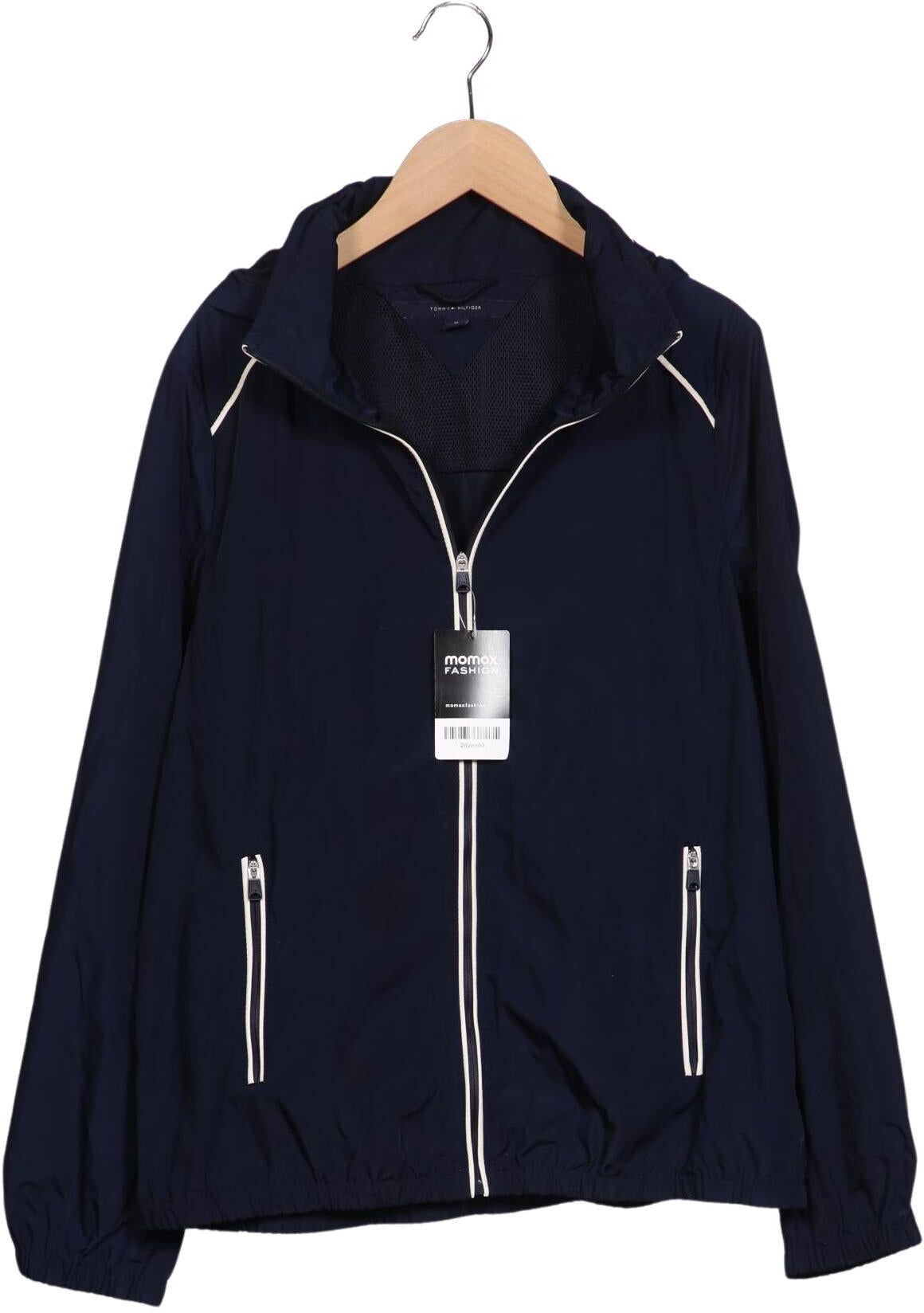 Tommy Hilfiger Damen Jacke, Marineblau, Gr. M, Synthetik - Second Hand