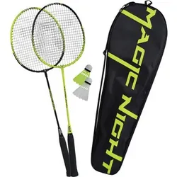TALBOT/TORRO Badmintonset MAGIC NIGHT LED IM THERMOBAG, Größe ONE SIZE in Schwarz Schwarz