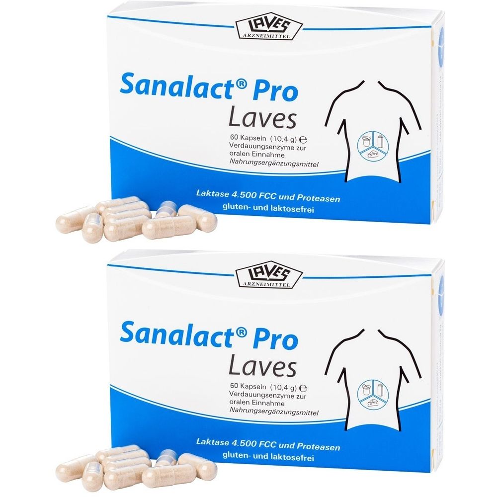 Sanalact Pro Laves Kapseln 2x 2x60 St