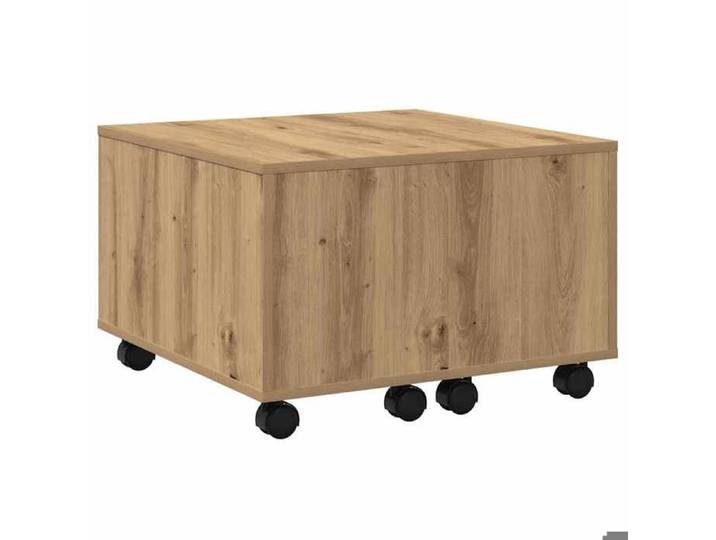 Chic Table basse chêne artisanal 60x60x38 cm bois d'ingénierie - Table de salon &1_23667