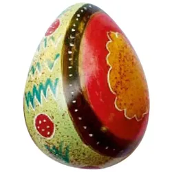 Osterei - Speckstein bunt