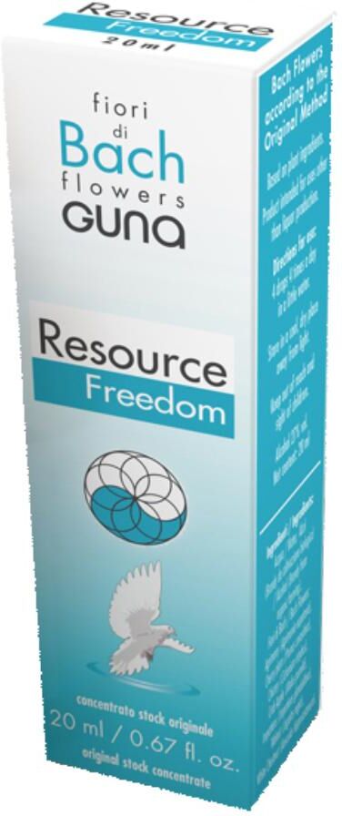 GUNA SpA Guna Fiori di Bach Flowers Resource Freedom 20ml - Fiori di Bach per Libertà e Indipendenza