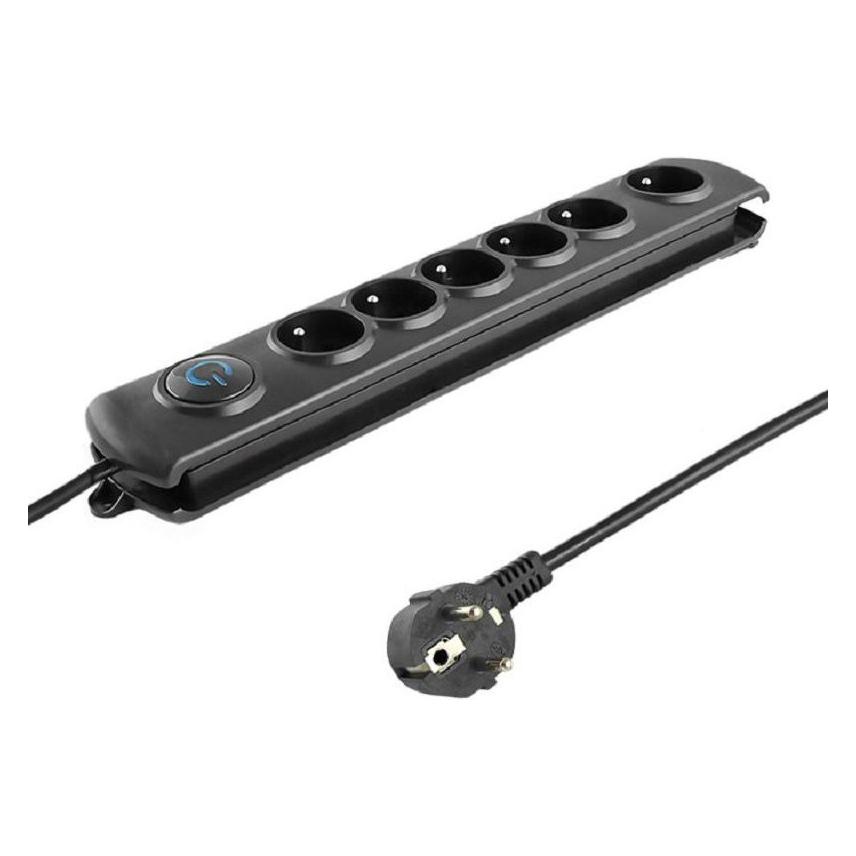 Qoltec Surge Protector 6 50112 (6x, CEE 7/3, 3 m) (50112)