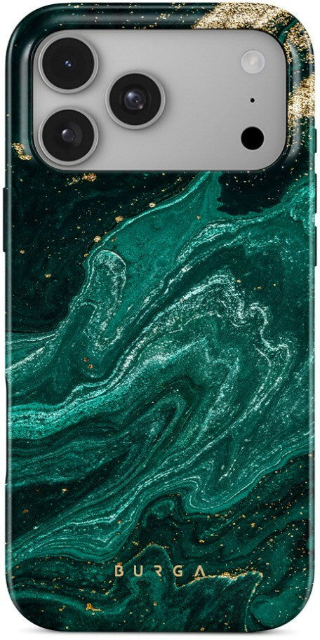Burga iPhone 18 Pro Tough Fashion Cover - MagSafe Kompatibel - Emerald Pool