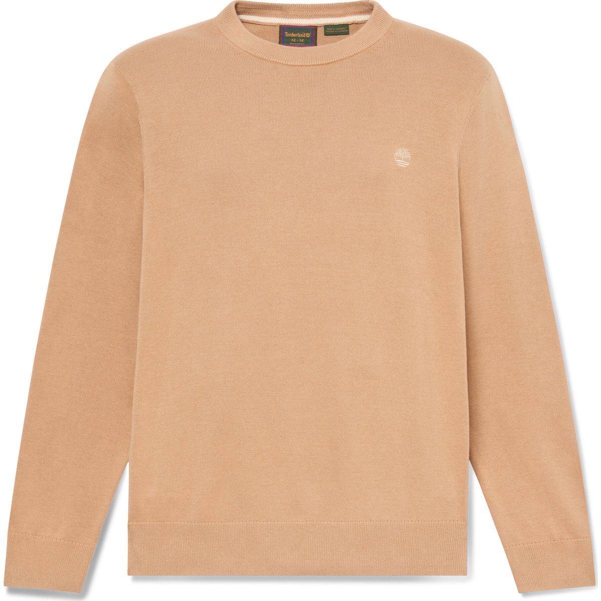 Timberland Mens Cotton Crew Neck Sweater tannin M TBC0YHAZDF01-M