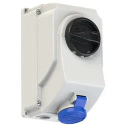 PCE 7513-6 CEE-Steckdose abschaltbar 16A 3p 6h IP44/IP54 75136