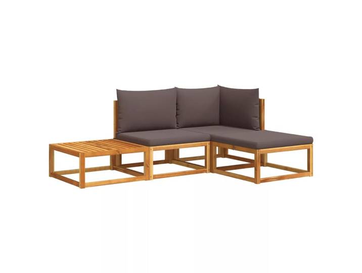 VidaXL - Garten sofagarnitur akazienholz, One Size, Braun