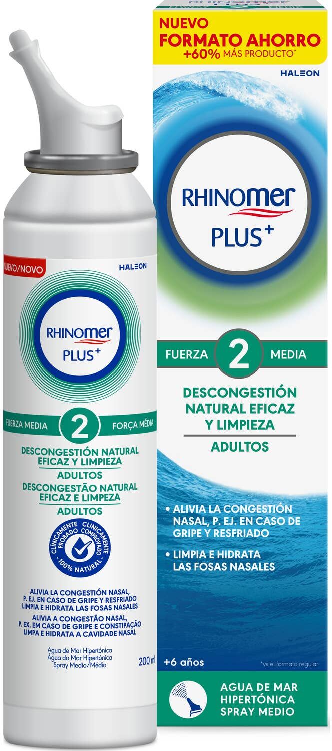 Rhinomer Plus Fuerza 2 Adultos 200ml