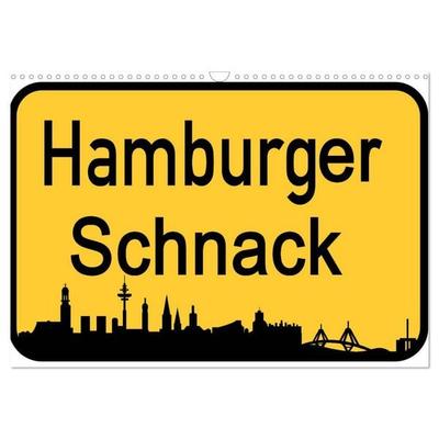 Hamburger Schnack (Wandkalender 2027 DIN A3 quer), CALVENDO Monatskalender