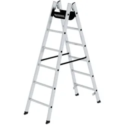 PROREGAL Sprossen-Stehleiter 2x6 Sprossen