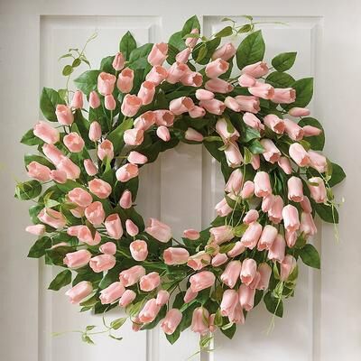 Blooming Tulip Wreath - Grandin Road