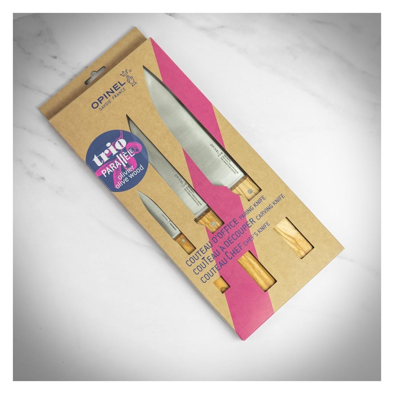 Opinel PARALLELE TRIO Messer-Set (8 cm) (2494)