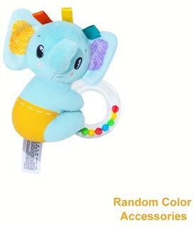 Trendy Discount Goods Cute Stuffed Animal Toys With Sound, Youngsters Soft Rattles Shaker, Youngsters Developmental Hand Grip Toys elephant
