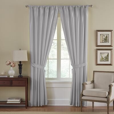 Threadmade Versailles Pleated Blackout Curtain Panel