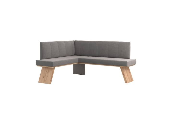 Livetastic Eckbank, Grau, 185x150 cm, Esszimmer, Bänke, Eckbänke