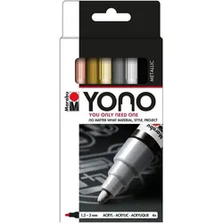 5x Marabu, Marker, Yono (4x)