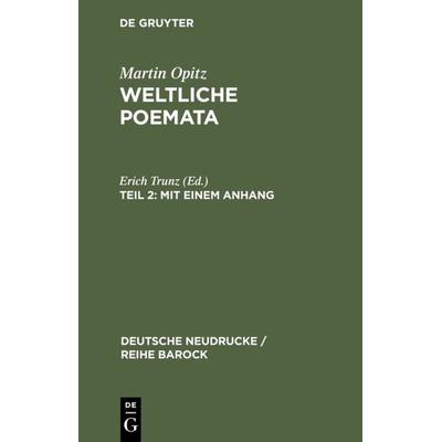 Mit einem Anhang, Gebundene Ausgabe von , De Gruyter, 978-3-484-16007-1