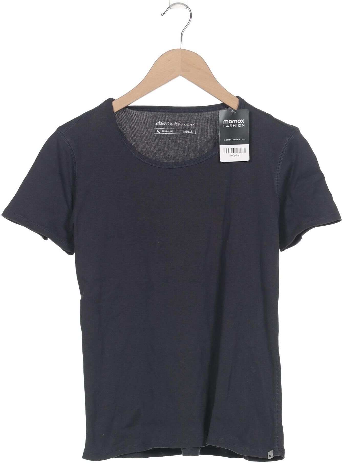 Eddie Bauer Damen T-Shirt, Marineblau, Gr. S, Baumwolle - Second Hand