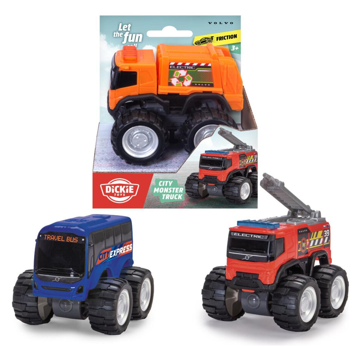 Dickie Volvo City Monster Truck, 3-sort. (203741009)