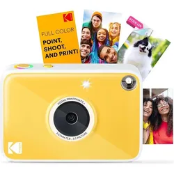 Kodak - Printomatic + Instant Camera, Sofortbildkamera, Gelb