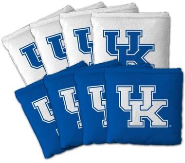 Skip's Garage Kentucky Wildcats NCAA Dual Sided Pro Stop & Slide Cornhole Bags