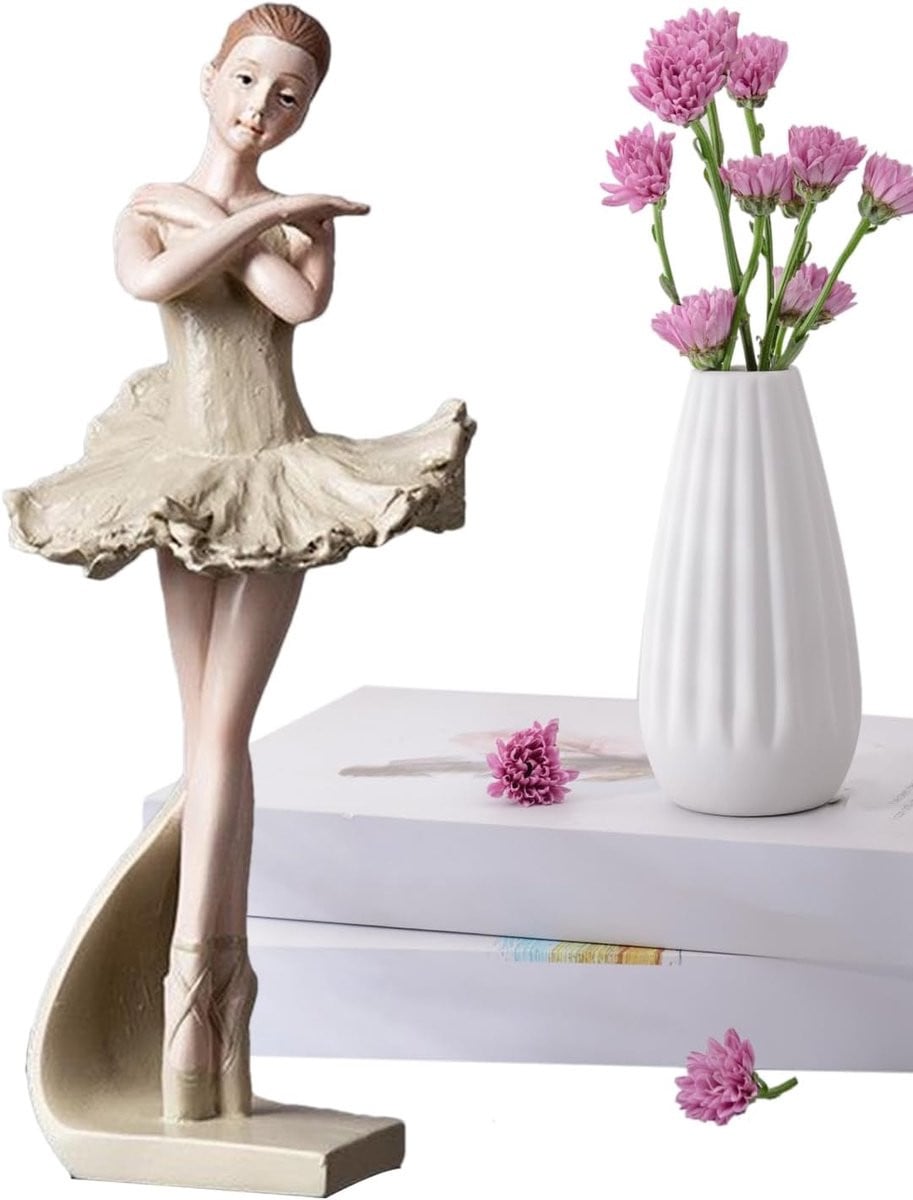 Handgemaakt Hars Beeldje Ballerina Figuur voor Huisdecoratie