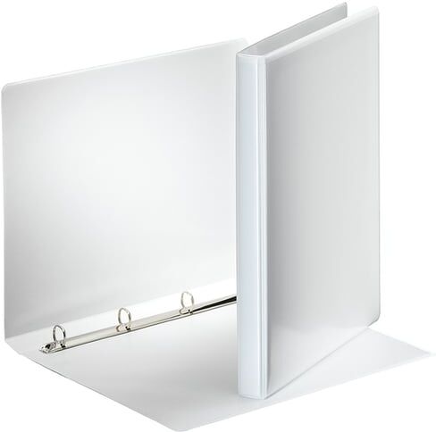 Esselte Essentials Panorama Pasta de 4 argolas   4 argolas   16 mm   branco