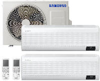 Samsung Condizionatore Climatizzatore Dual Split Inverter Windfree Avant R-32 Wi-Fi 9000+9000 BTU Con AJ050TXJ2KG/EU