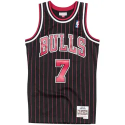 Mitchell & Ness, Herren, Sportshirt, Swingman Toni Kukoc Chicago Bulls 199596 Jersey (M), Schwarz, M