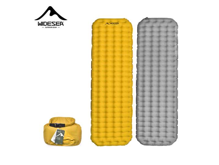 Tapis de Camping Widesea matelas pneumatique R8 20Dnylon matelas de lit simple auto-gonflant tente touristique tapis de couchage gonflables fournitures