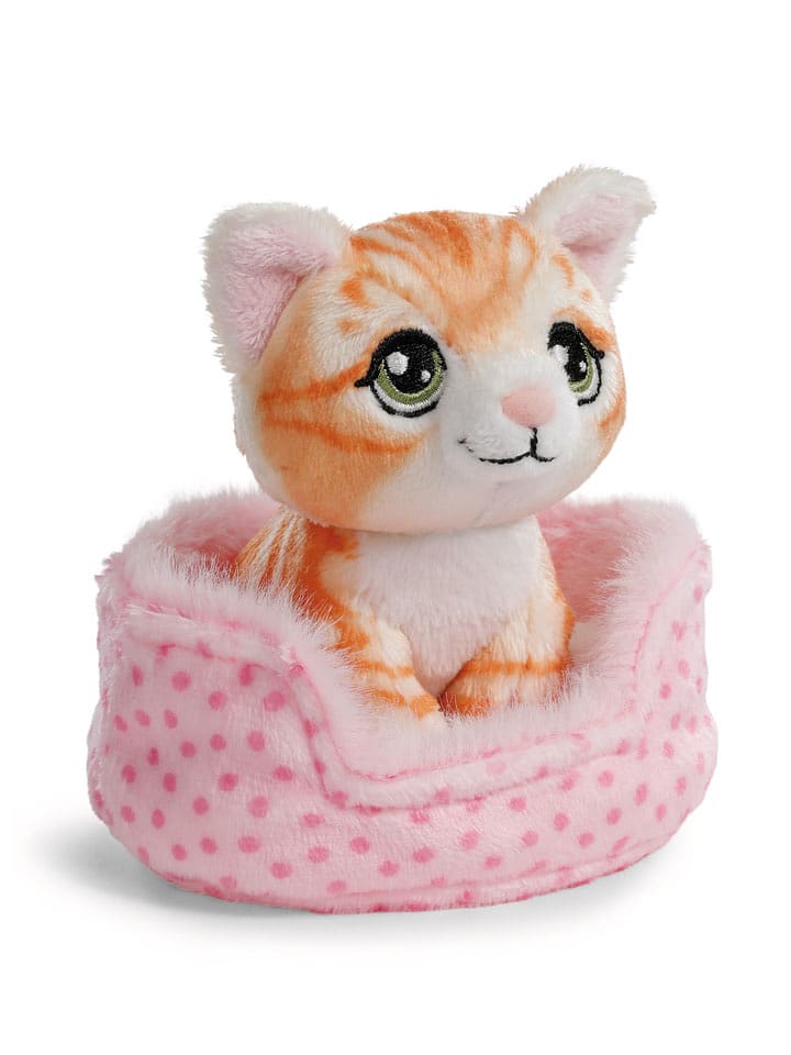 NICI Kuscheltier mit Körbchen "Red Cat Tabby" - ab Geburt - onesize