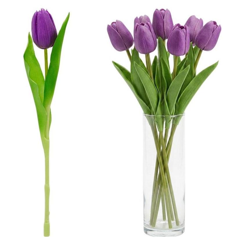 Saska Garden Tulipan Fioletowy 31cm Jak żywy Dekoracja Wiosenna (31 cm) (67406372)