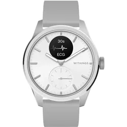 Withings ScanWatch 2 42mm weiß EKG, Blutsauerstoffgehalt, Schlafüberwachung