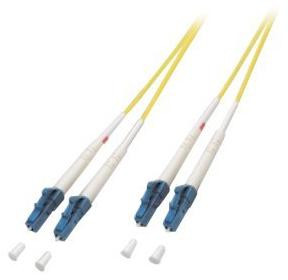 EFB Duplex Jumper LC-LC 9/125 OS2 LSZH Geel 2.0mm 0,5m O0350.0,5