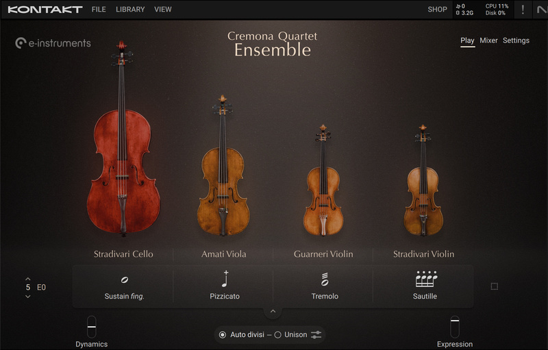 Native Instruments Cremona Quartet Bundle