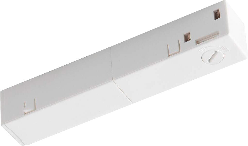 Slv Endeinspeiser Links, 48v Track, Weiß, Dali - 3 Phasen Stromschienen 48v
