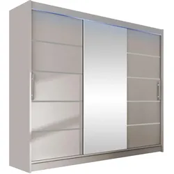 KLEIDERSCHRANK Aston VI, mit RGB LED Beleuchtung