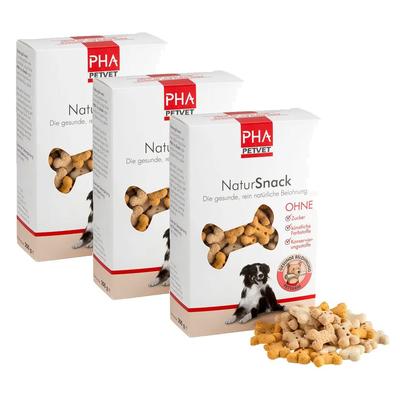 PHA NaturSnack f.Hunde 3er-Pack 3x200 g Futter