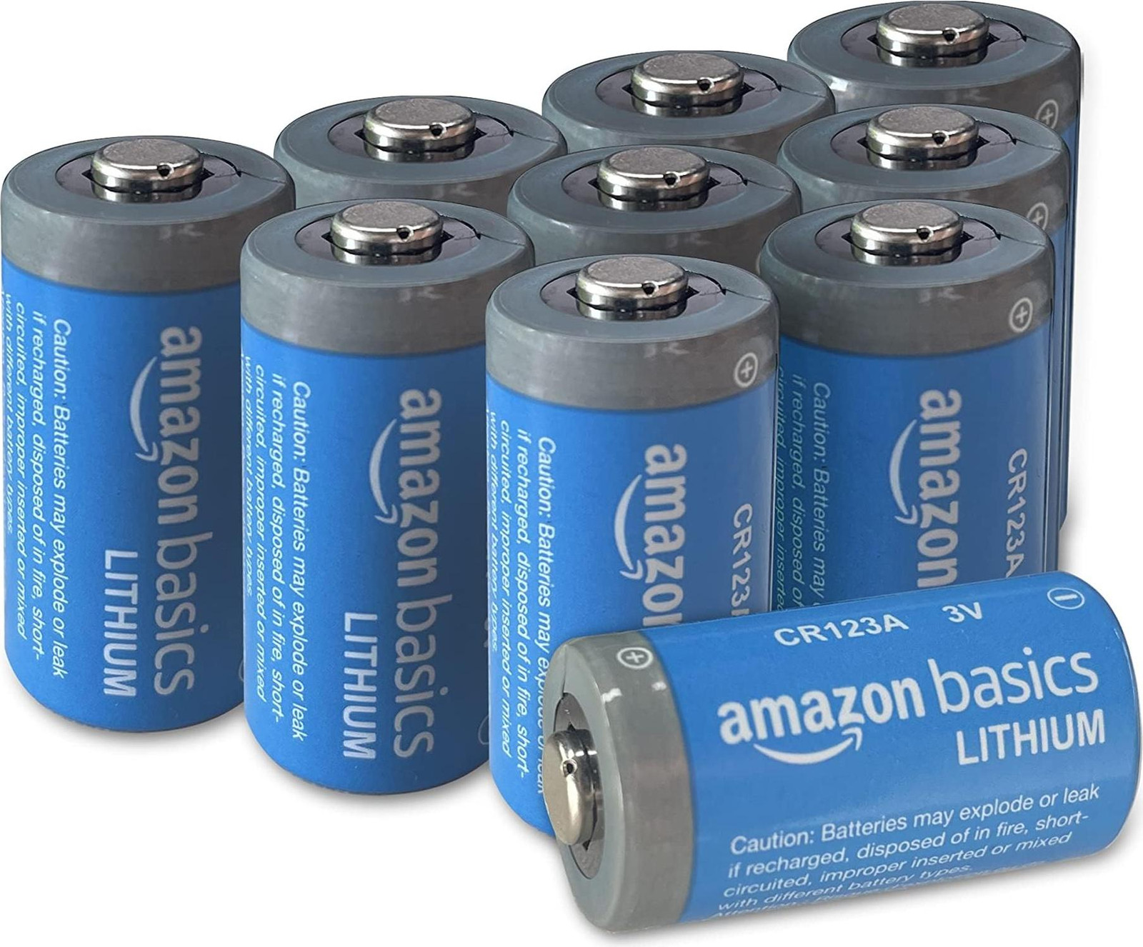 Amazon Basics Lithium Batterijen CR123A, 3V, 10 stuks