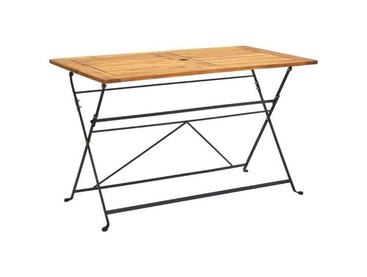 Meilleures Ventes Table pliable de jardin 120x70x74 cm Bois d'acacia massif(6768)
