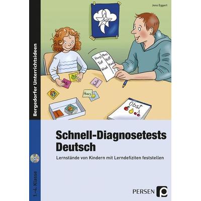 Schnell-Diagnosetests: Deutsch 1.-4. Klasse, Set von Jens Eggert, Persen Verlag in der AAP Lehrerwelt GmbH, 978-3-403-23575-0
