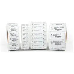 Zebra, Etikettenrolle, RFID,Label,Synthetic,60x25mmTT (76.20 mm)