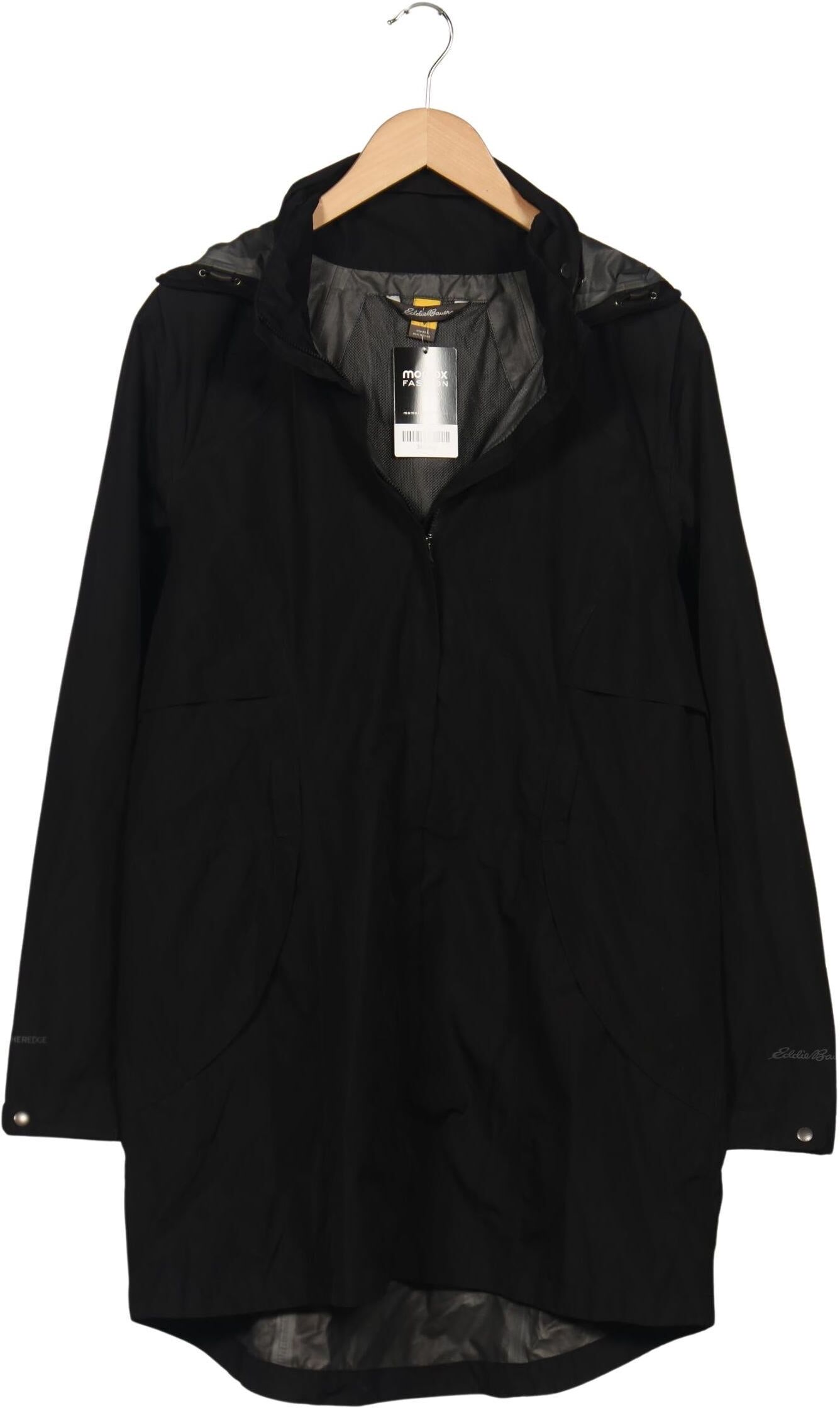 Eddie Bauer Damen Mantel, Schwarz, Gr. L, Synthetik - Second Hand