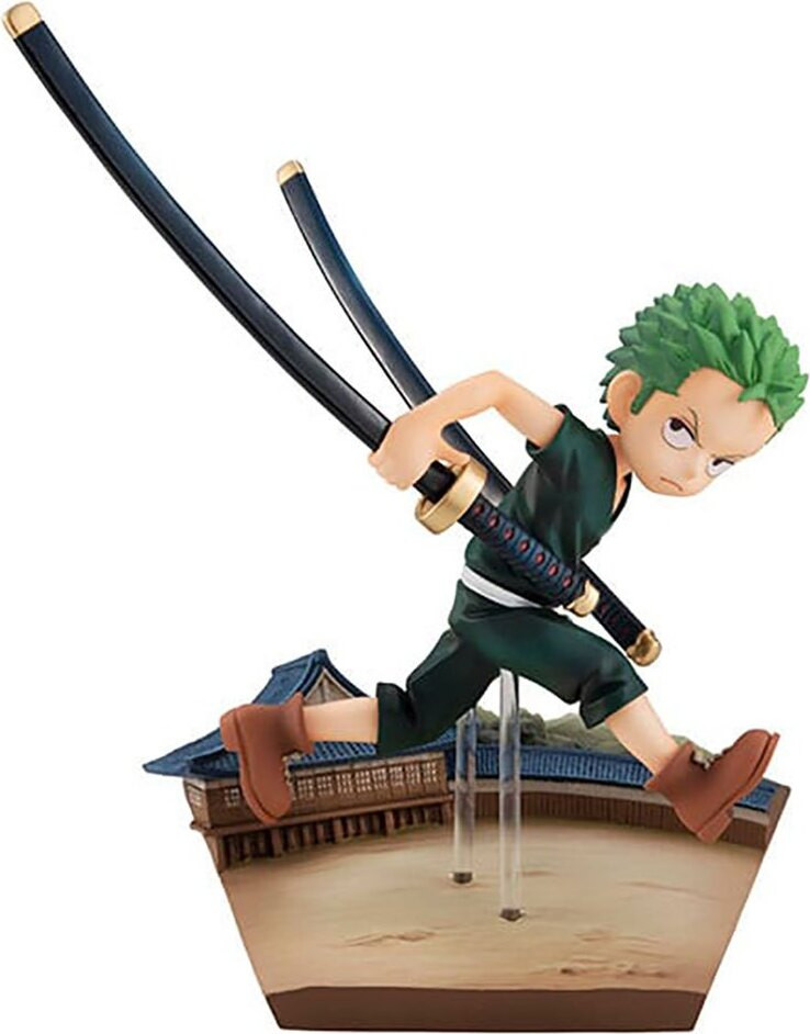 Megahouse One Piece G.E.M. Serie Roronoa Zoro Run! Run! Run! PVC-beeldje, 14 cm