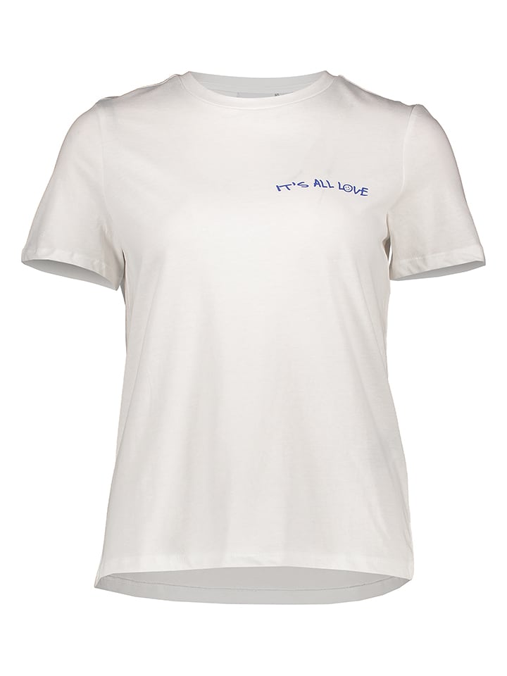 Pieces Shirt in Weiß - XL