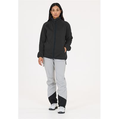 Fleecejacke WHISTLER "Wolven", Damen, Gr. 46, schwarz, 100% Polyester, meliert, normal, ohne Ausschnitt, Jacken Fleecejacke, mit gebürsteter Innenseite