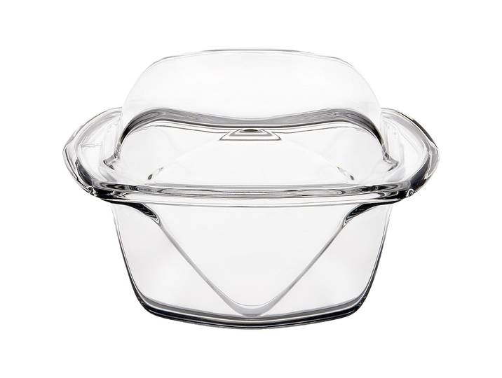 Auflaufform Chef Table transparent Glas Rechteckig B 16 T 14 cm