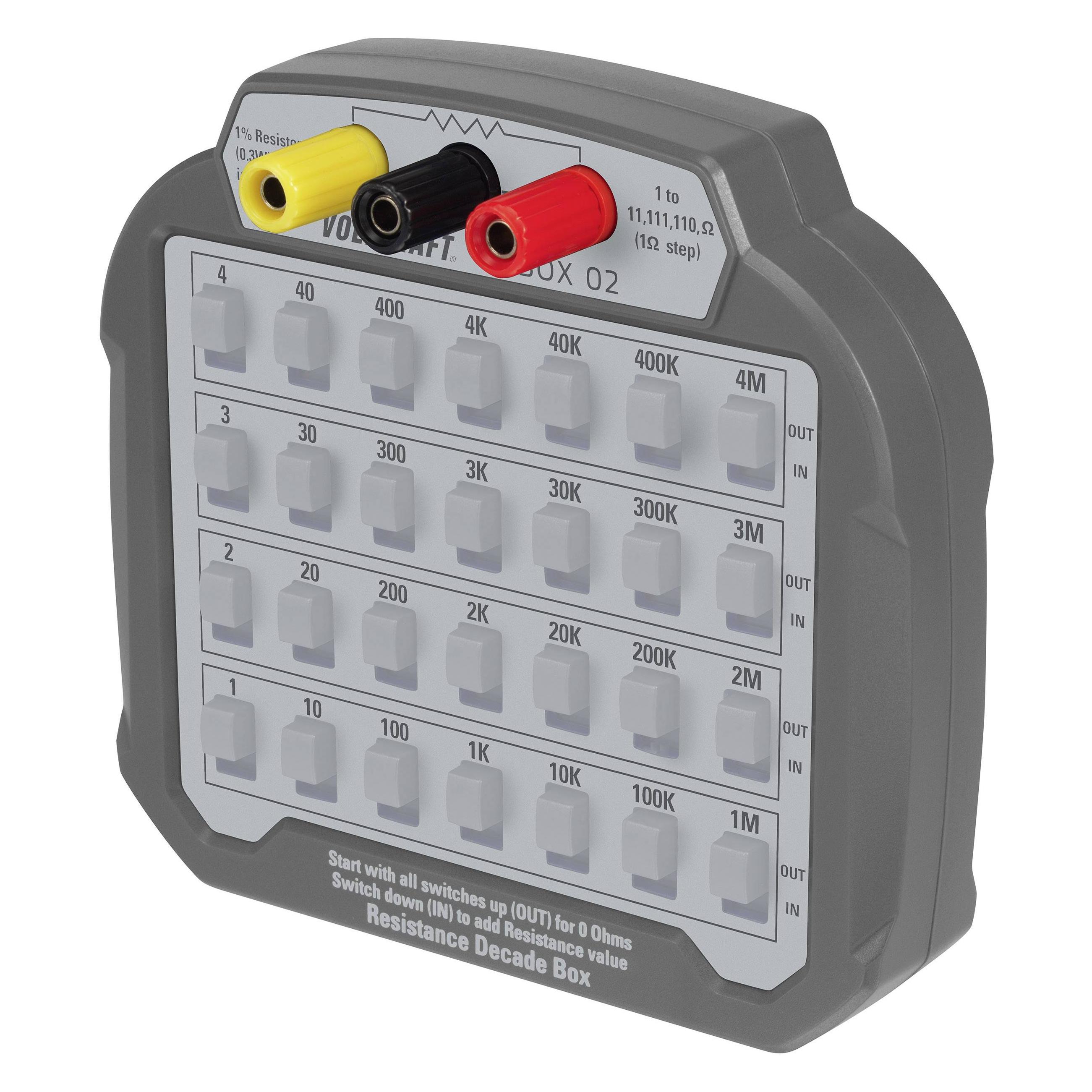 Voltcraft Widerstandsdekade R-Box 02 (Prüfstecker) (VC-8057115)