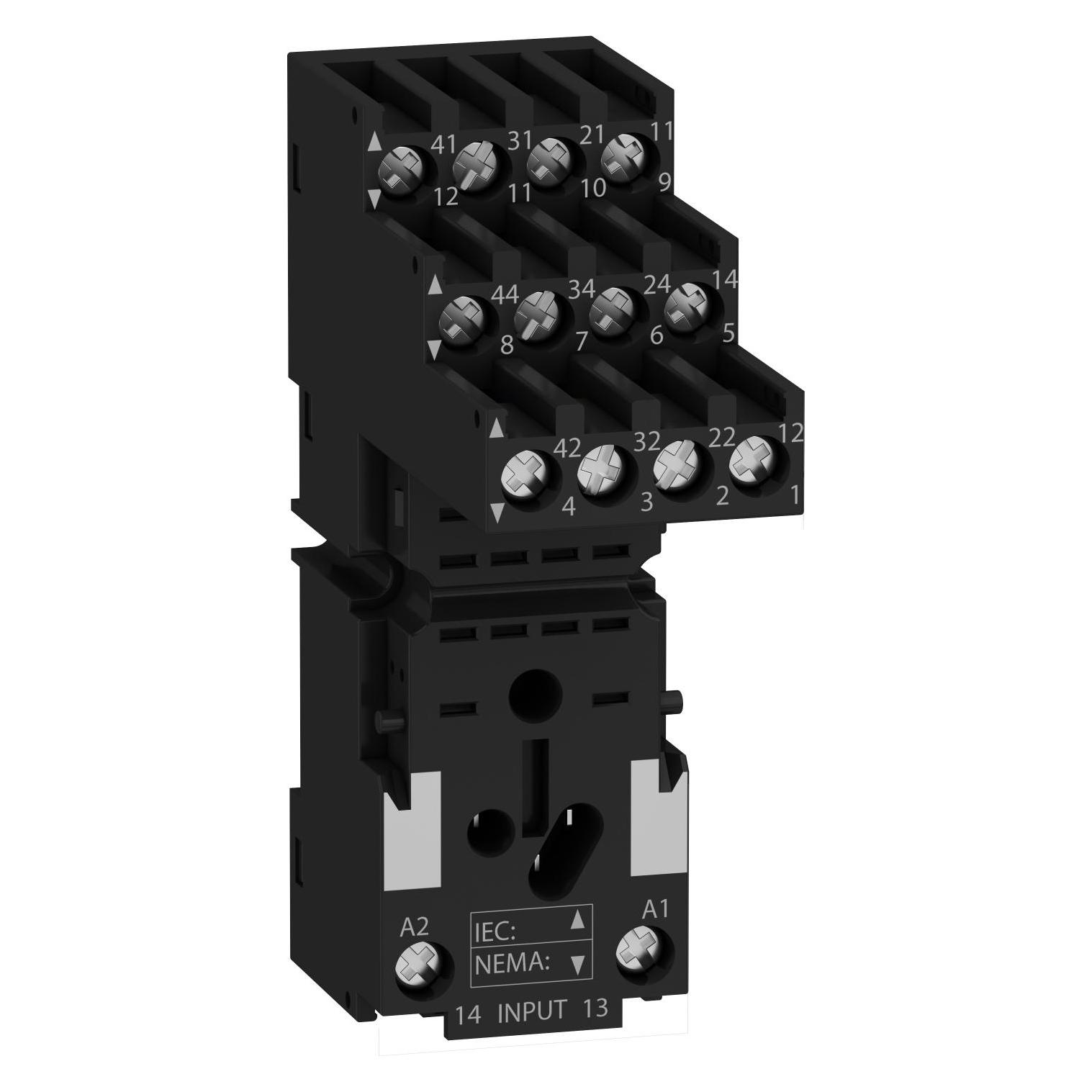 APC RXZE2S114M Sockel für Miniaturrelais 4 -pol getrennte Kontakte (Relaissockel) (RXZE2S114M)